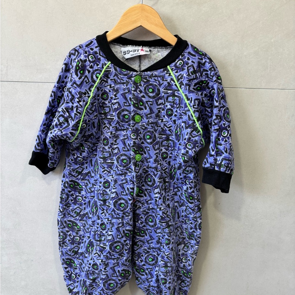 Vintage toddler one piece 80s vibes 18 months